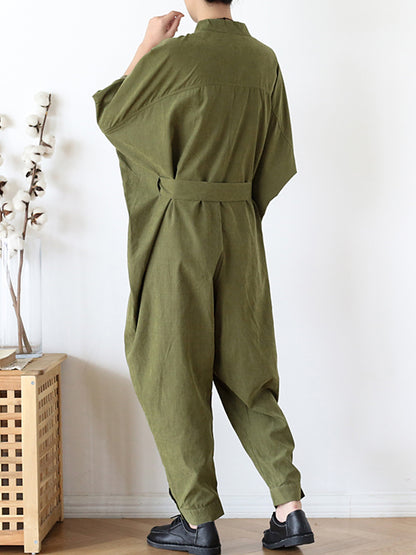 Women's Dungarees with Belt