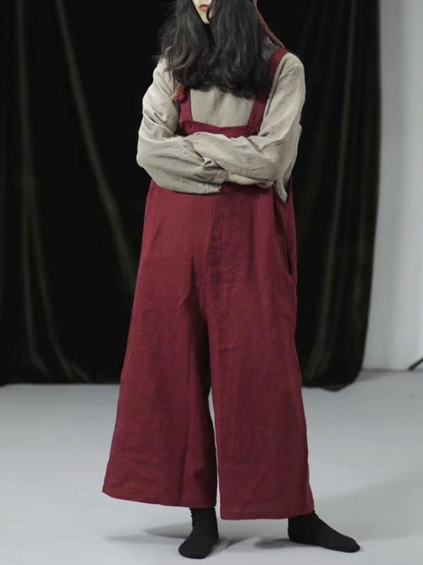 Jewel algodão de pernas largas Dungarees (somente EUA)