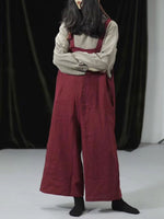 Jewel algodão de pernas largas Dungarees (somente EUA)
