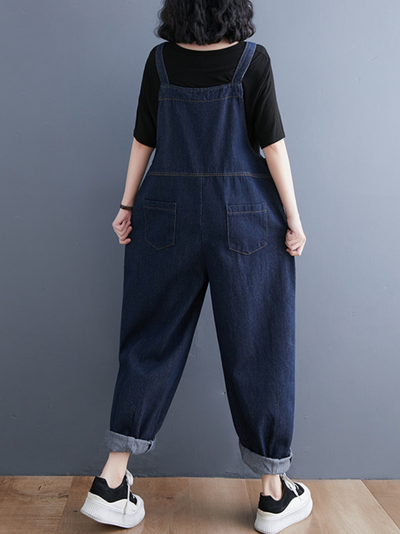 Women's Blue New Overalls