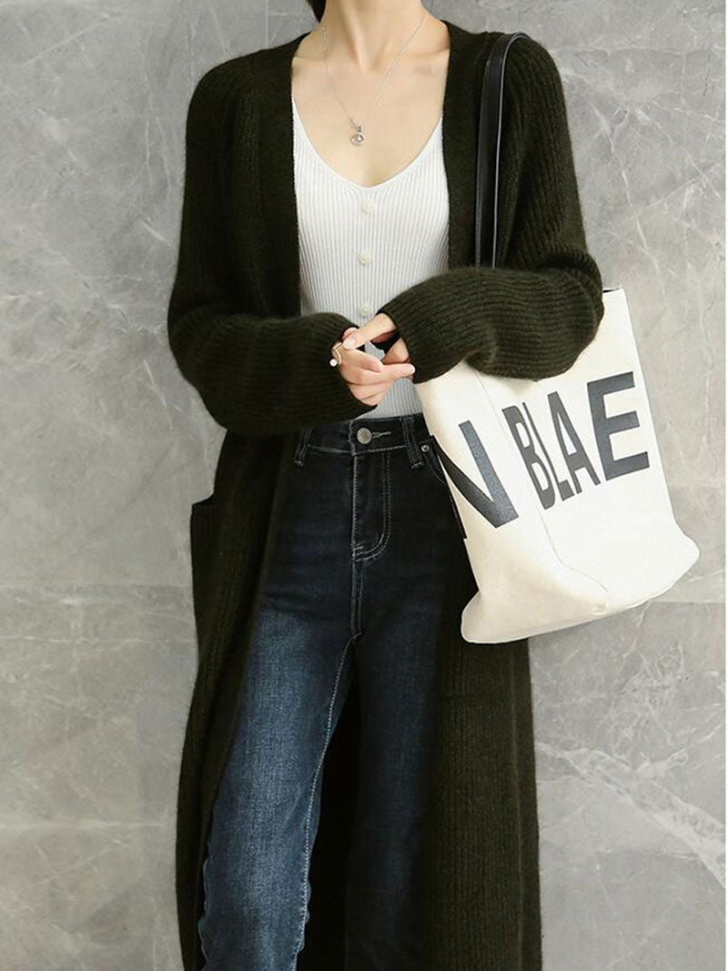 Chaque fois que j'entends un long cardigan