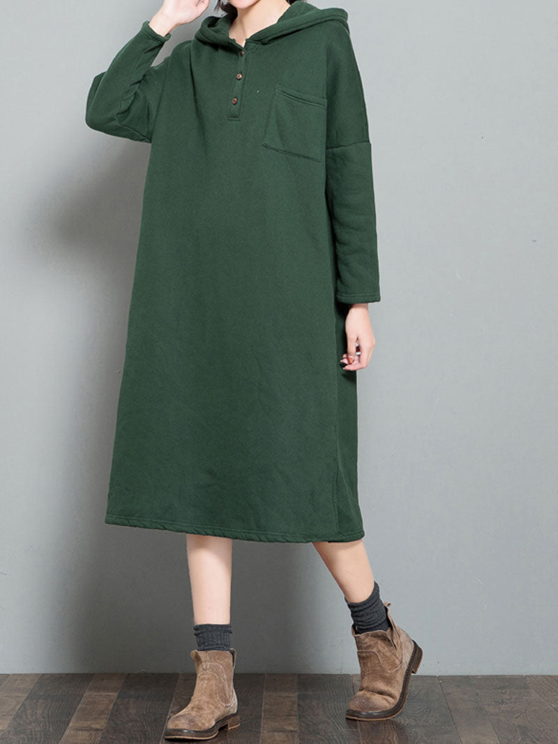 Green Sweater Dress for Women