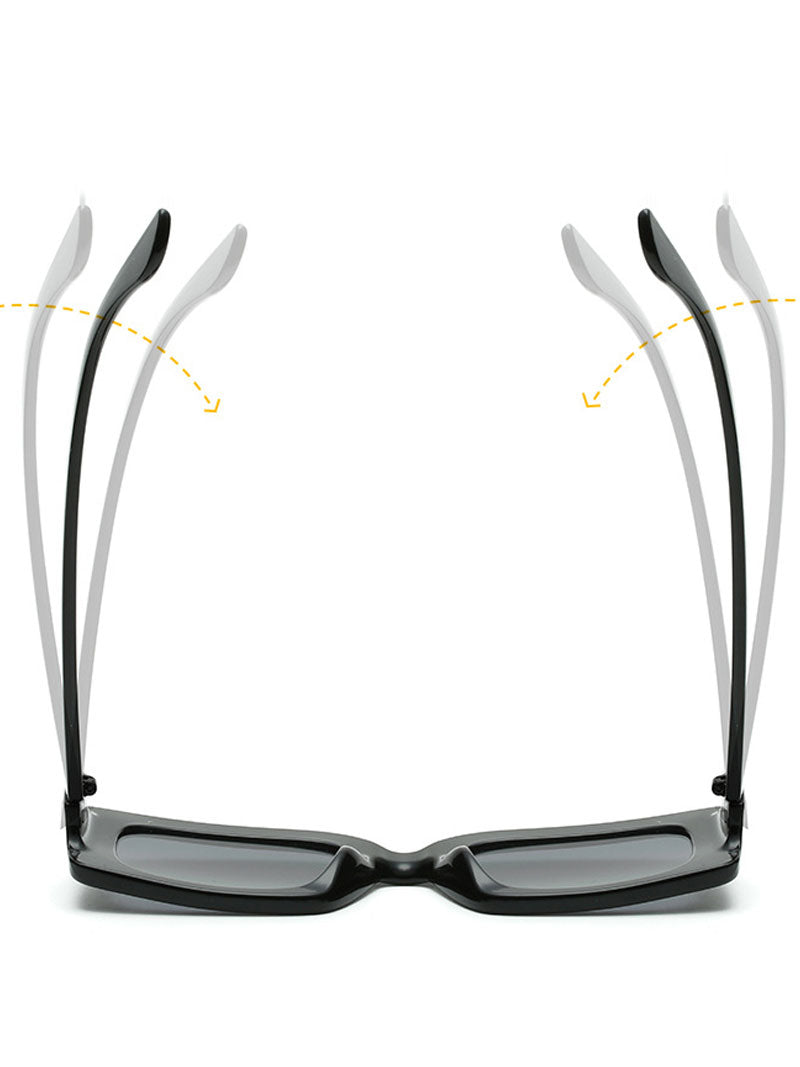 Moment de lunettes de soleil confort