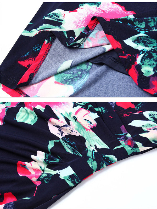 Robe midi de fleur queen