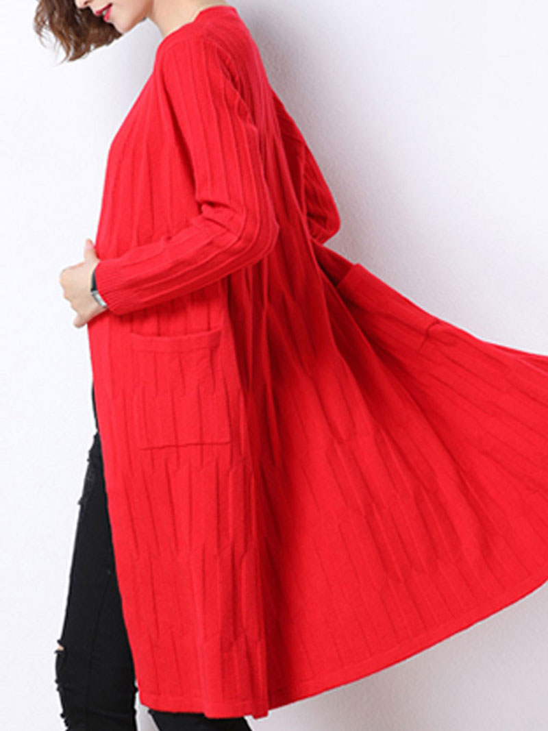 Soft women’s knitted cardigan casual style