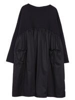 Vestido de smock de peplum raro