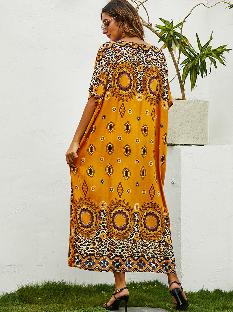 Robe de kaftan clignotant magique