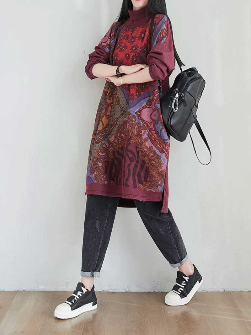 Versatile Women's Sweater Dress