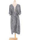 Evatrends cotton gown robe printed kimonos, Outerwear, Nightwear, Rayon, Board Sleeves, Different colors, Leopard print,