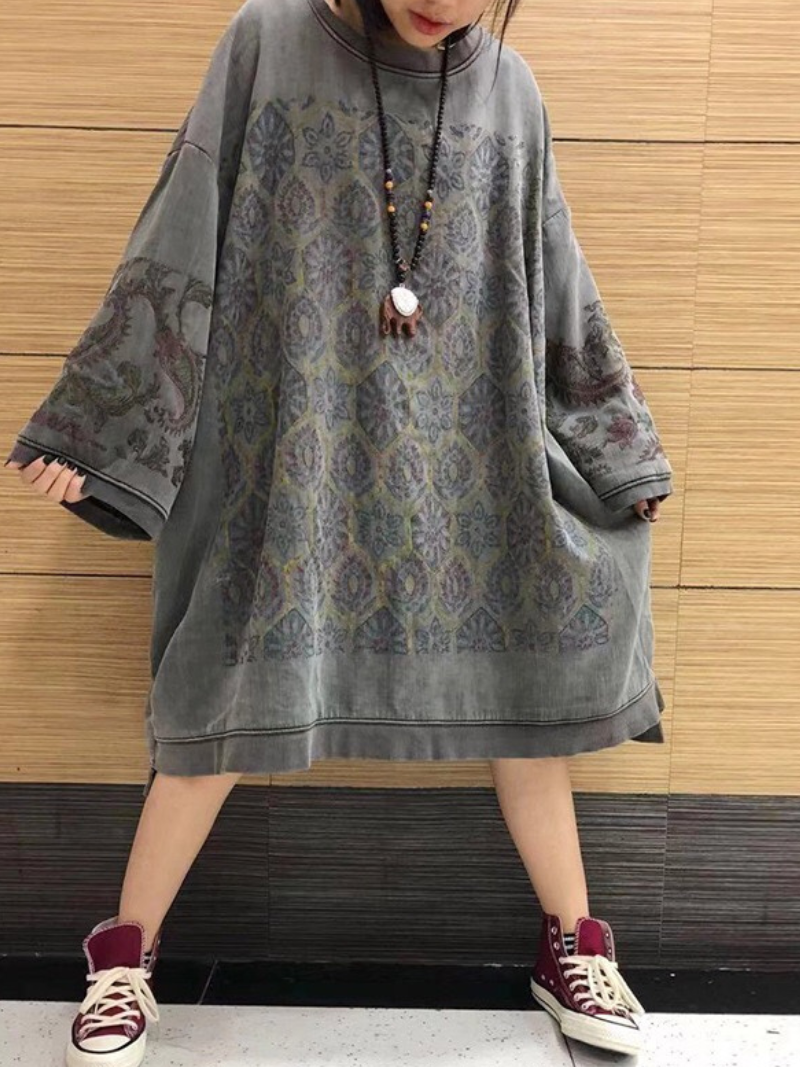 mid-length sweater dress for women