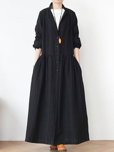 Back Your Soul Linen Coat