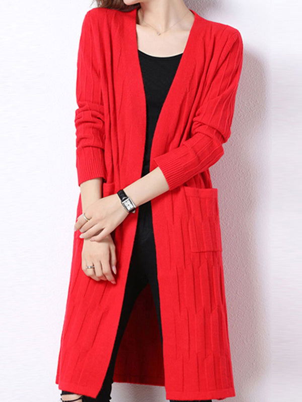 Women's Long Knitted Cardigan