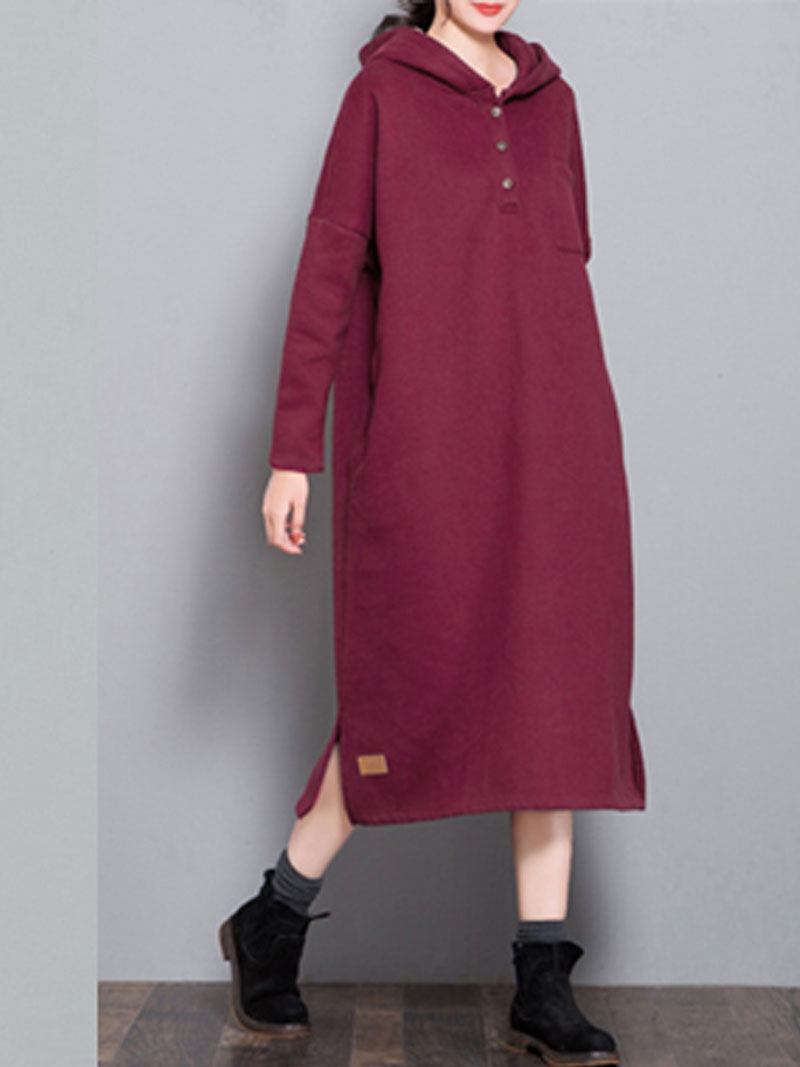 Purple Sweater Dress for Women