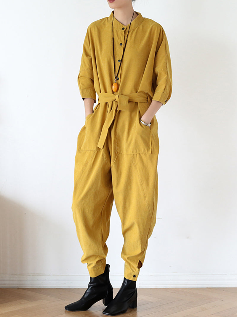 Yellow Women's Dungarees