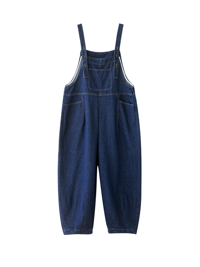 Women's Blue Denim Overalls 