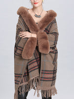 Cardigan de pescoço de borda de borda extravagante