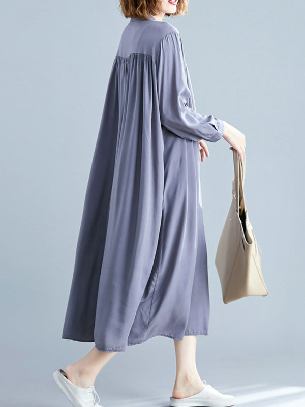 Elle est toute robe de chemise midi tiki