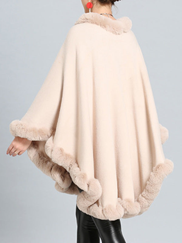 Cardigan de cape de taille poncho plus fine et fantaisie