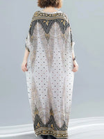 Bom vestido de kaftan vivo