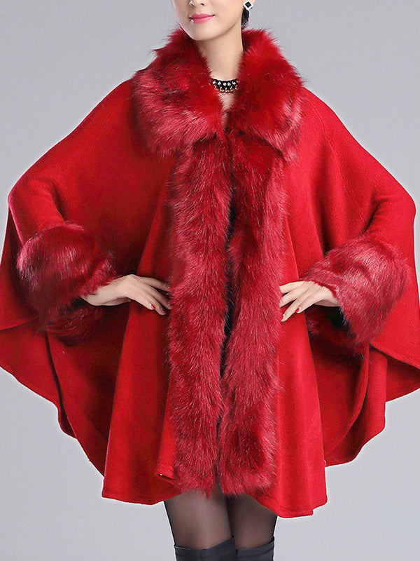 Vintage mate guro poncho plus taille de cape cardigan