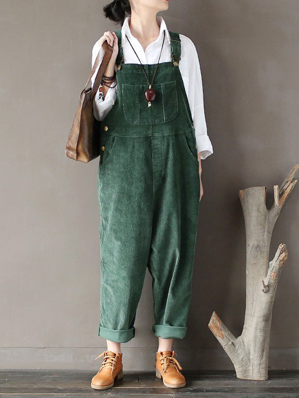 Adjustable Straps Overall Dungarees