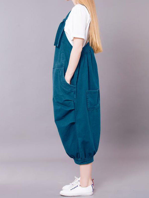 Women’s casual romper in solid color