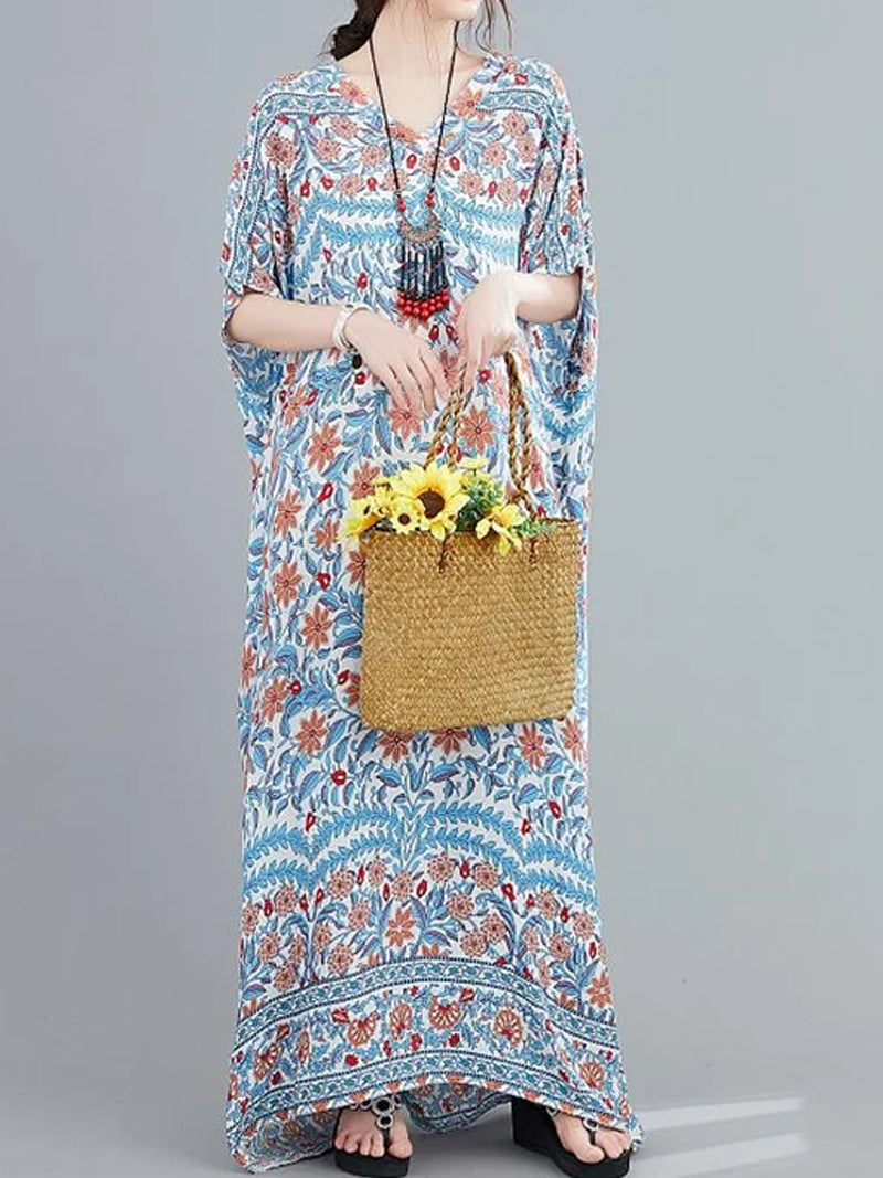 Está bem, vestido de kaftan