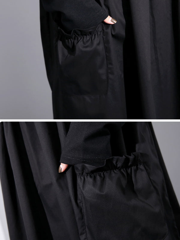 Robe de smock à peplum d'attitude rare