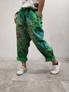 Evatrends Cotton Pant, Bottom, Double side Pockets, Elastic Waist, Cropped Pant, Printed pant, Elastic waist ethnic style