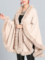 Poncho fino e sofisticado Cape Cardigan Cape Cardigan