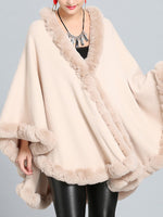 Poncho fino e sofisticado Cape Cardigan Cape Cardigan
