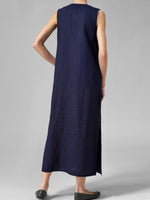 Chic Button Front Women's Maxi Dress | Eva Trends