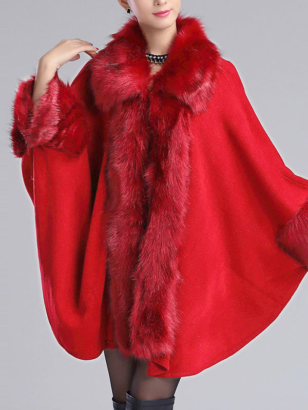 Vintage mate guro poncho plus taille de cape cardigan