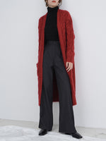 Meu coração! Cardigan de tricô
