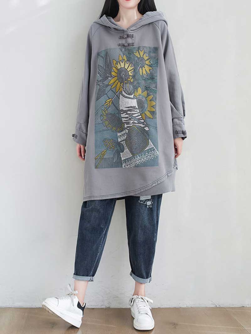 City of Stars Floral Print Cabin Pull MIDI Robe