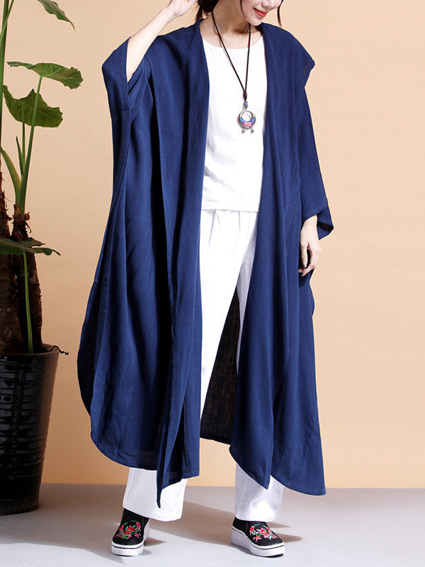 Batwing-Sheeves Cape Coat