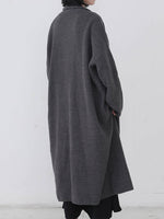 Diamond Long Cardigan Sweater com bolso