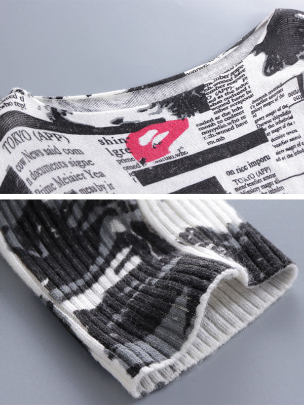 Pull d'information vintage