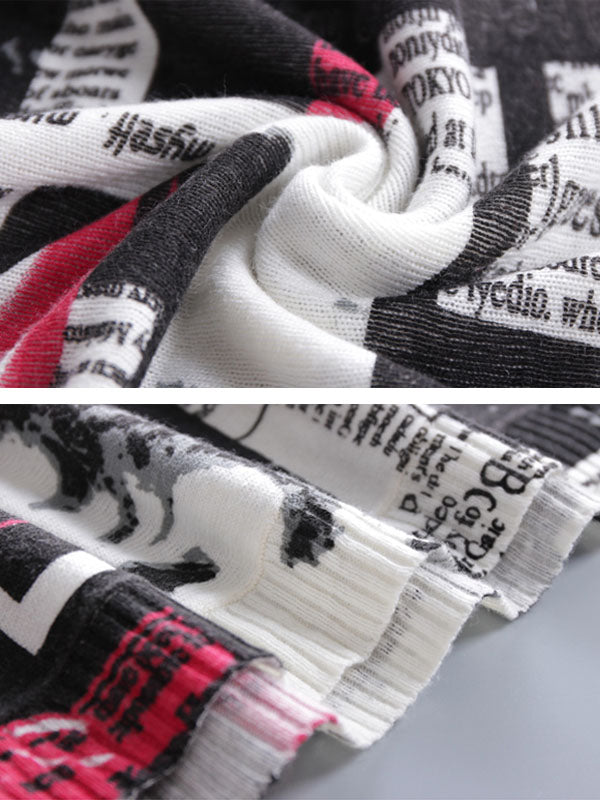 Pull d'information vintage