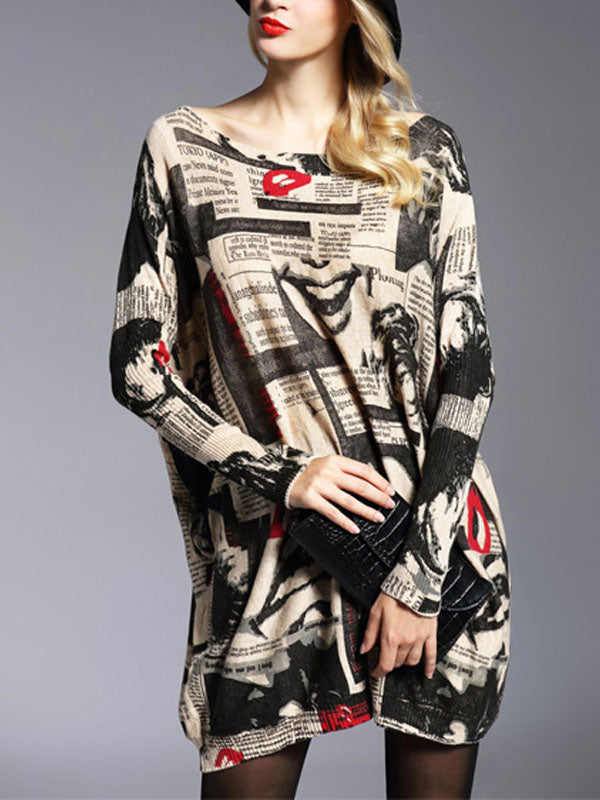 Pull d'information vintage