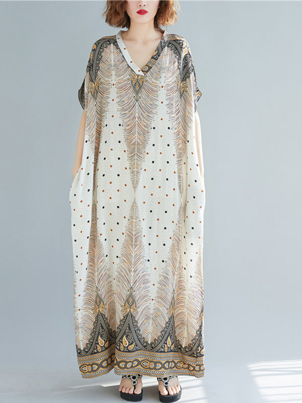 Robe de Kaftan Sprout Rhombus